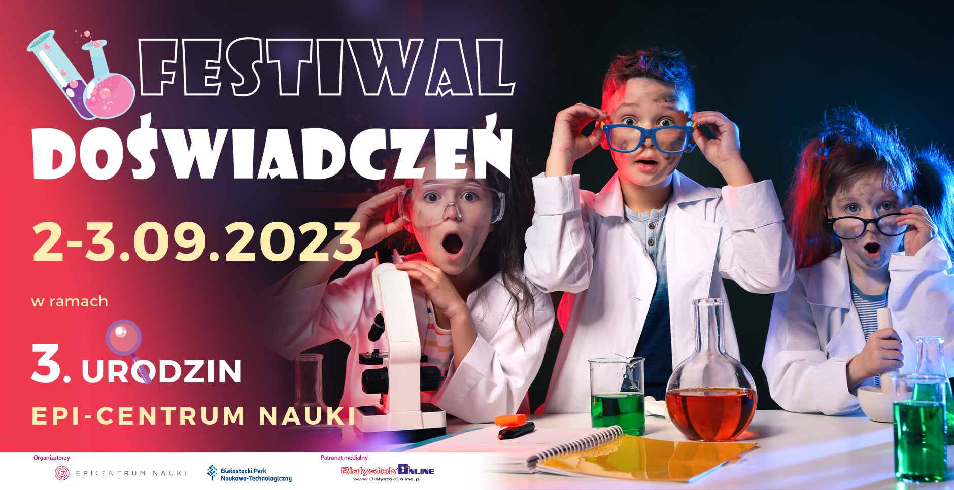 baner_Festiwall Doświadczen Epicentrum Nauki