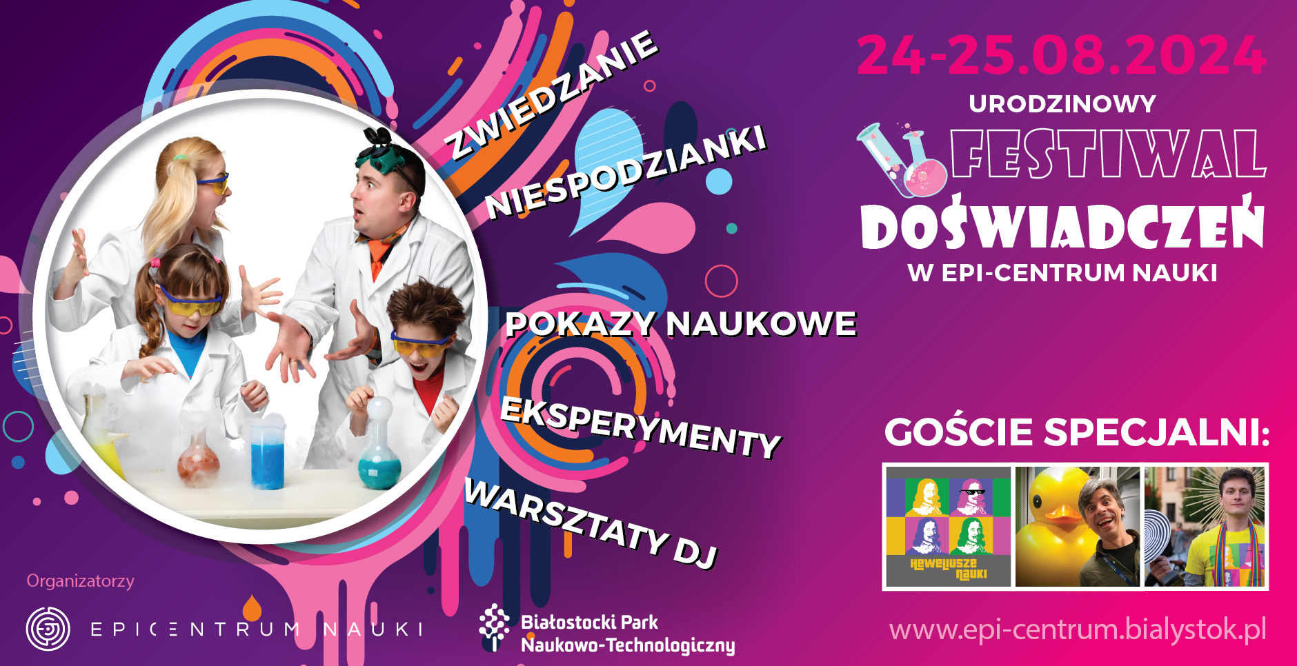 Festiwal Doświadczeń w Epi-Centrum Nauki 2024